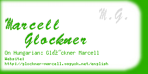 marcell glockner business card